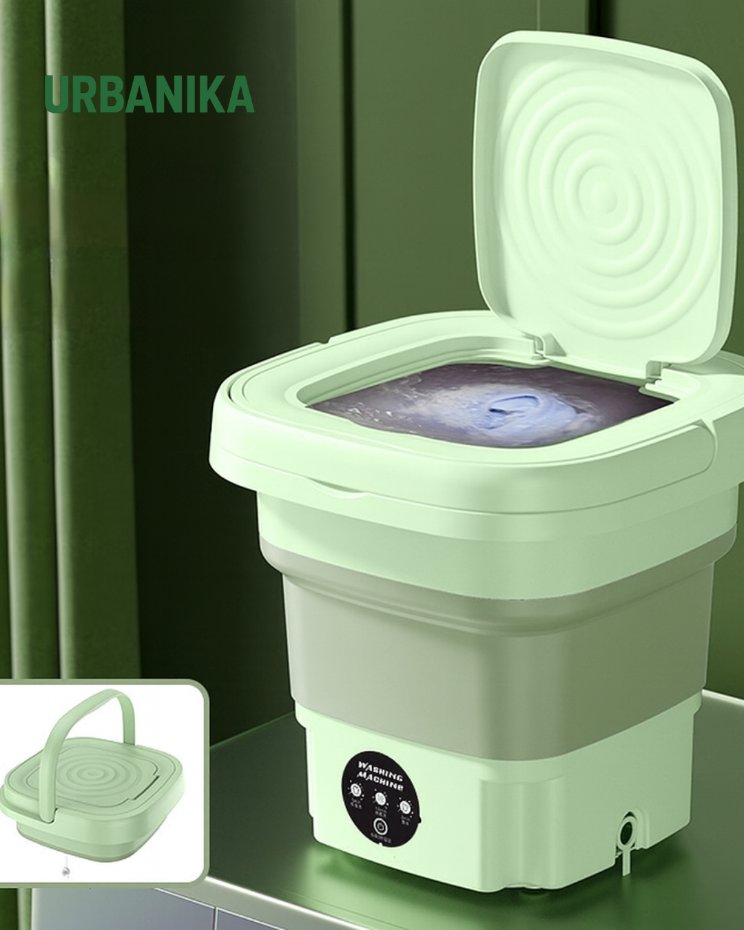 Mini Lavadora Portátil Plegable